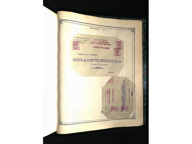 1757/1917, interessante Sammlung mit über 350 Briefen, dabei viel Vorphila bzw. markenlose Belege u.a. mit Kartenschluß, auße