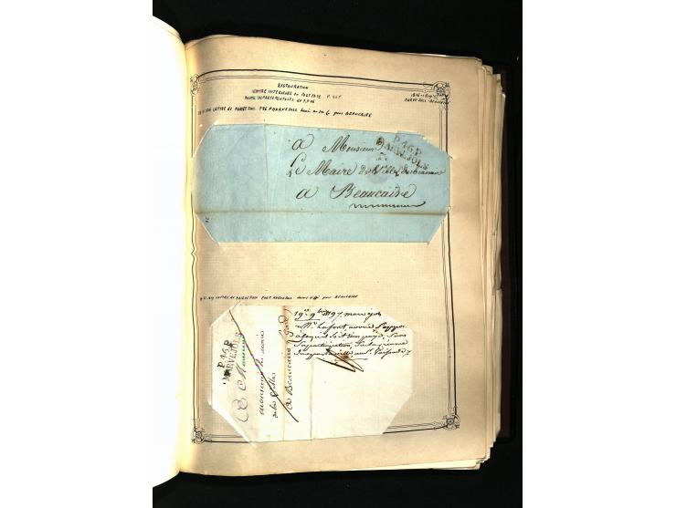 1757/1917, interessante Sammlung mit über 350 Briefen, dabei viel Vorphila bzw. markenlose Belege u.a. mit Kartenschluß, auße