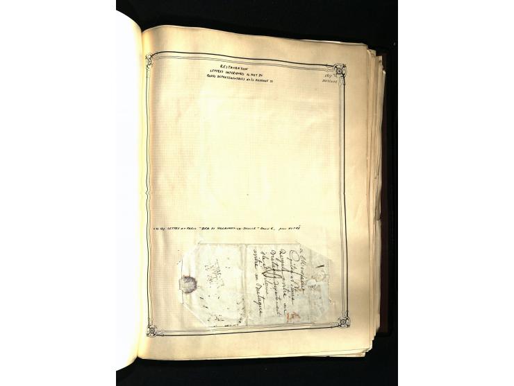1757/1917, interessante Sammlung mit über 350 Briefen, dabei viel Vorphila bzw. markenlose Belege u.a. mit Kartenschluß, auße
