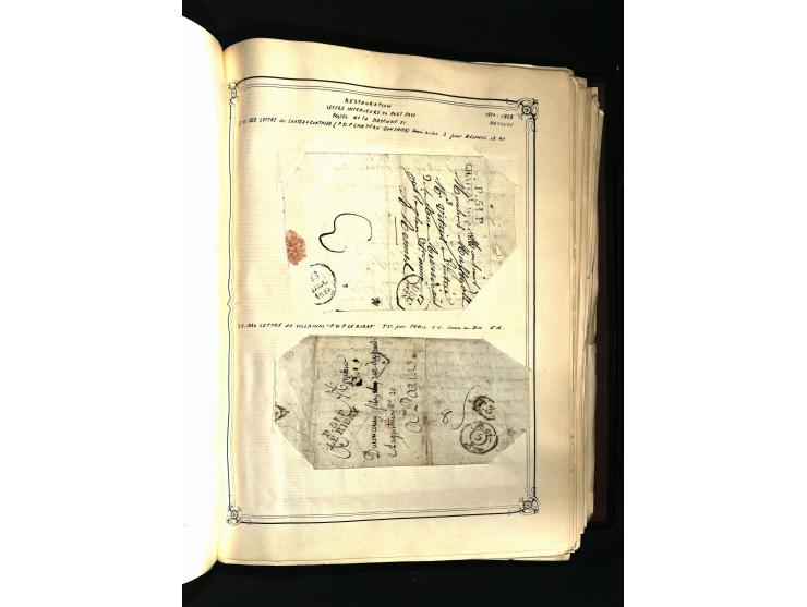 1757/1917, interessante Sammlung mit über 350 Briefen, dabei viel Vorphila bzw. markenlose Belege u.a. mit Kartenschluß, auße