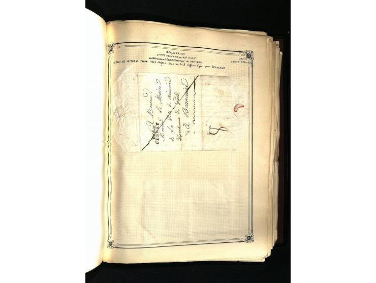 1757/1917, interessante Sammlung mit über 350 Briefen, dabei viel Vorphila bzw. markenlose Belege u.a. mit Kartenschluß, auße