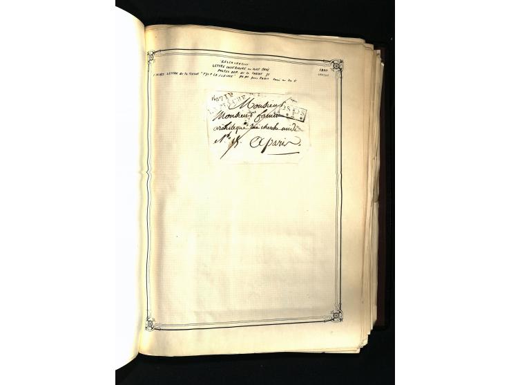 1757/1917, interessante Sammlung mit über 350 Briefen, dabei viel Vorphila bzw. markenlose Belege u.a. mit Kartenschluß, auße