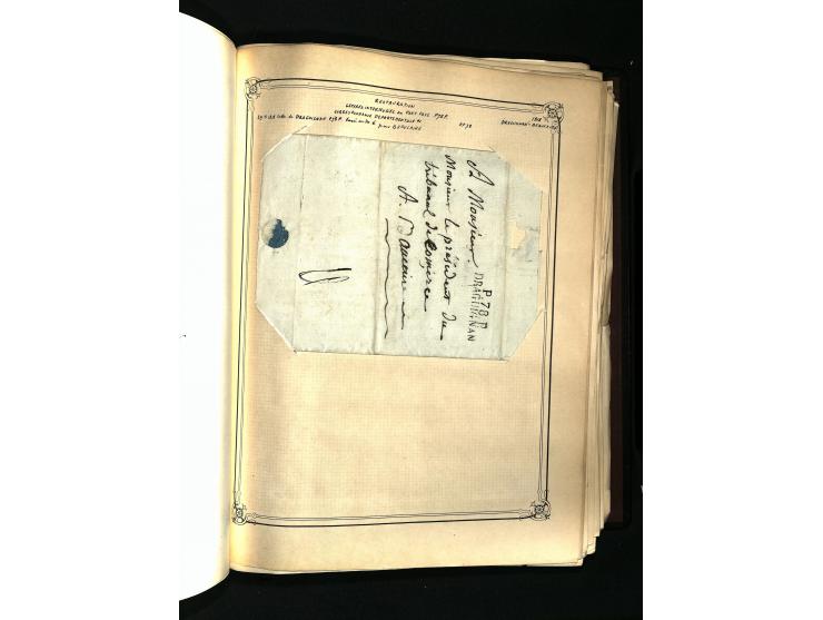 1757/1917, interessante Sammlung mit über 350 Briefen, dabei viel Vorphila bzw. markenlose Belege u.a. mit Kartenschluß, auße