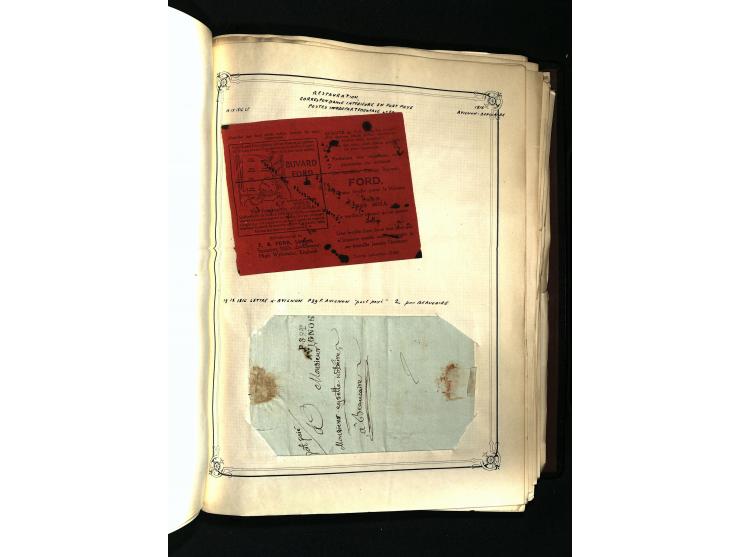 1757/1917, interessante Sammlung mit über 350 Briefen, dabei viel Vorphila bzw. markenlose Belege u.a. mit Kartenschluß, auße