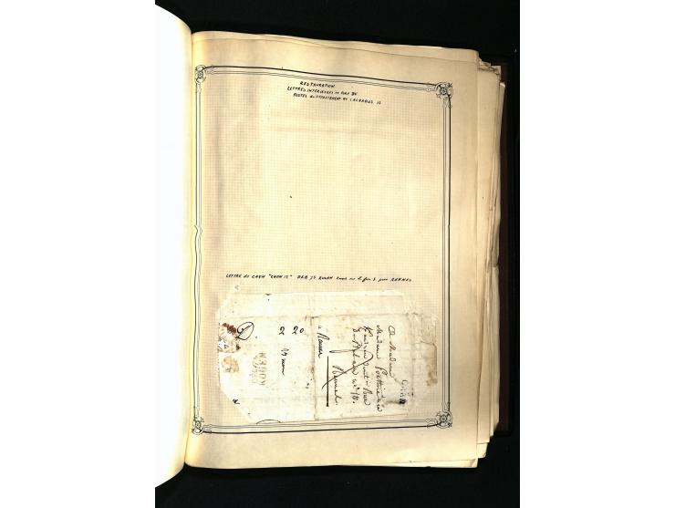 1757/1917, interessante Sammlung mit über 350 Briefen, dabei viel Vorphila bzw. markenlose Belege u.a. mit Kartenschluß, auße