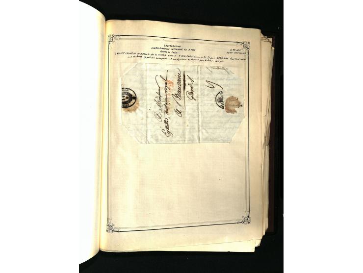 1757/1917, interessante Sammlung mit über 350 Briefen, dabei viel Vorphila bzw. markenlose Belege u.a. mit Kartenschluß, auße