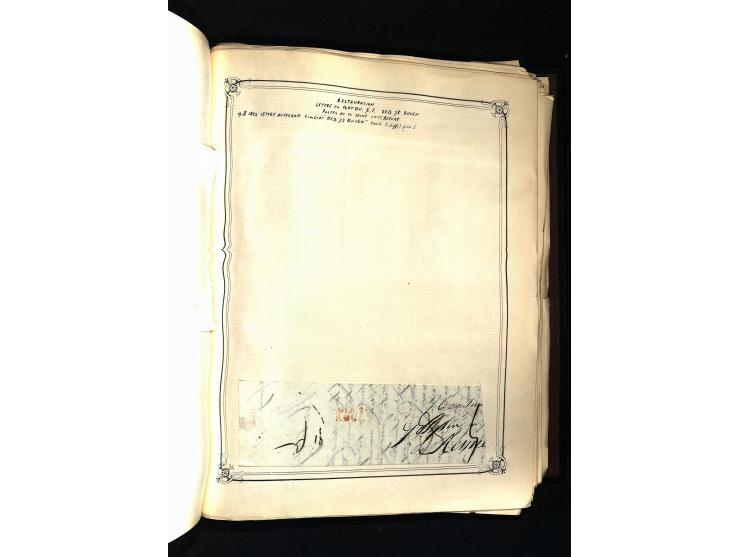 1757/1917, interessante Sammlung mit über 350 Briefen, dabei viel Vorphila bzw. markenlose Belege u.a. mit Kartenschluß, auße