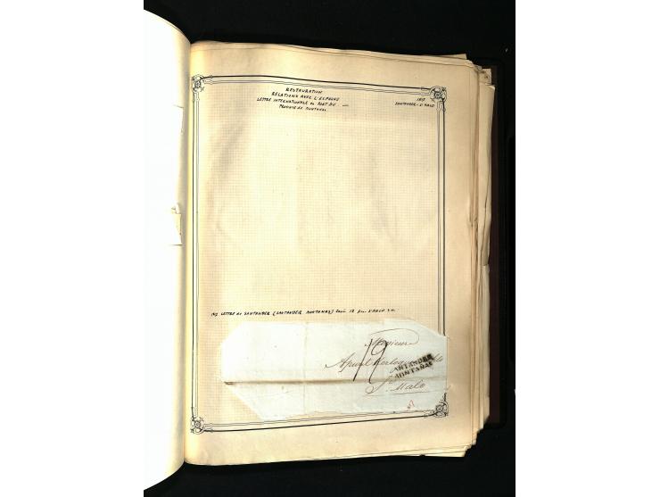 1757/1917, interessante Sammlung mit über 350 Briefen, dabei viel Vorphila bzw. markenlose Belege u.a. mit Kartenschluß, auße