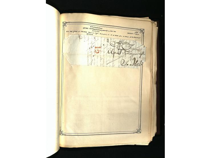 1757/1917, interessante Sammlung mit über 350 Briefen, dabei viel Vorphila bzw. markenlose Belege u.a. mit Kartenschluß, auße