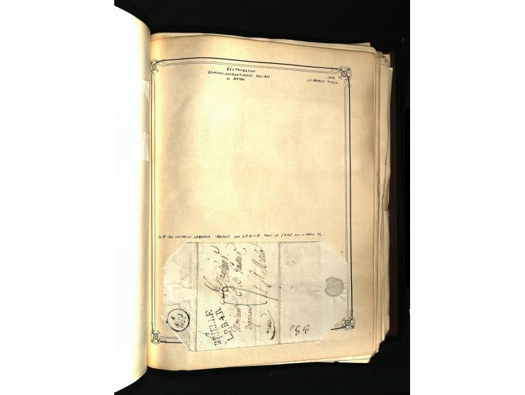 1757/1917, interessante Sammlung mit über 350 Briefen, dabei viel Vorphila bzw. markenlose Belege u.a. mit Kartenschluß, auße