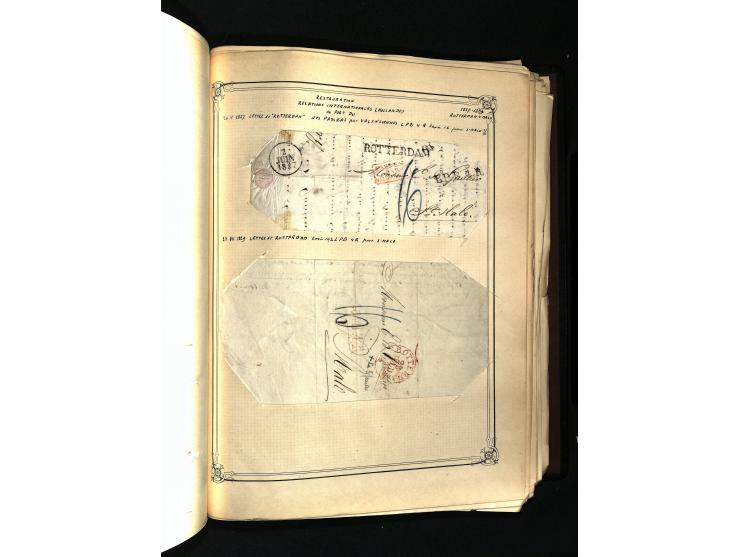 1757/1917, interessante Sammlung mit über 350 Briefen, dabei viel Vorphila bzw. markenlose Belege u.a. mit Kartenschluß, auße