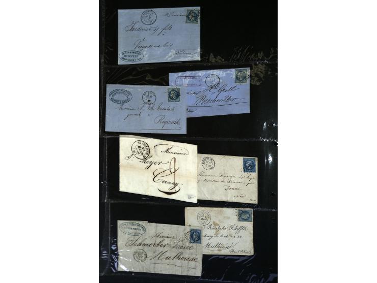 1795/1960 (ca.), ca. 200 Briefe, Karten und Ganzsachen ab Vorphila mit Schwerpunkt bis ca. 1900, dabei einige besseren Franka