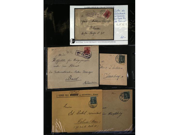 1795/1960 (ca.), ca. 200 Briefe, Karten und Ganzsachen ab Vorphila mit Schwerpunkt bis ca. 1900, dabei einige besseren Franka