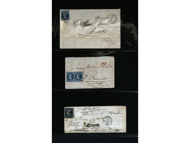 1795/1960 (ca.), ca. 200 Briefe, Karten und Ganzsachen ab Vorphila mit Schwerpunkt bis ca. 1900, dabei einige besseren Franka