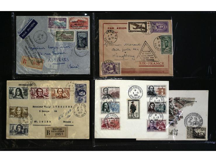 1795/1960 (ca.), ca. 200 Briefe, Karten und Ganzsachen ab Vorphila mit Schwerpunkt bis ca. 1900, dabei einige besseren Franka