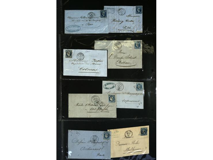 1795/1960 (ca.), ca. 200 Briefe, Karten und Ganzsachen ab Vorphila mit Schwerpunkt bis ca. 1900, dabei einige besseren Franka