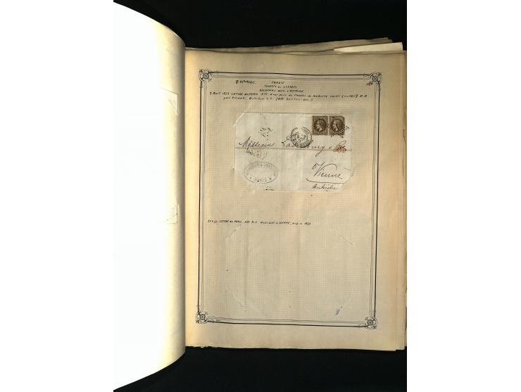 1816/1950(ca.), sehr interessante Sammlung mit hunderten von Briefen ab etwas Ceres, dabei teilweise bessere Frankaturen, Son