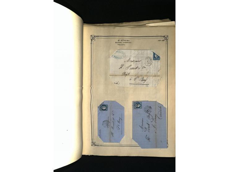 1816/1950(ca.), sehr interessante Sammlung mit hunderten von Briefen ab etwas Ceres, dabei teilweise bessere Frankaturen, Son