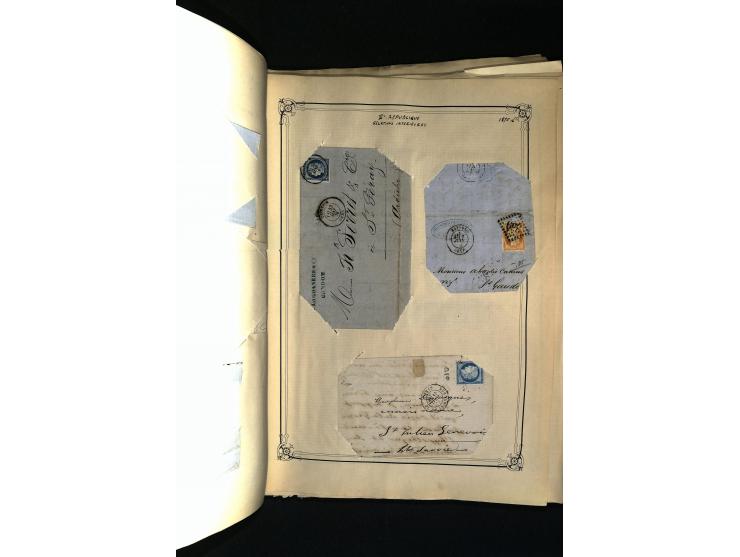 1816/1950(ca.), sehr interessante Sammlung mit hunderten von Briefen ab etwas Ceres, dabei teilweise bessere Frankaturen, Son