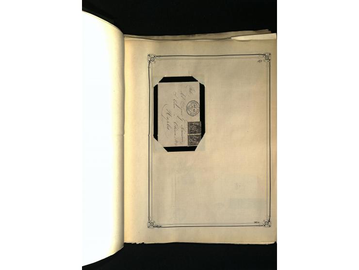 1816/1950(ca.), sehr interessante Sammlung mit hunderten von Briefen ab etwas Ceres, dabei teilweise bessere Frankaturen, Son