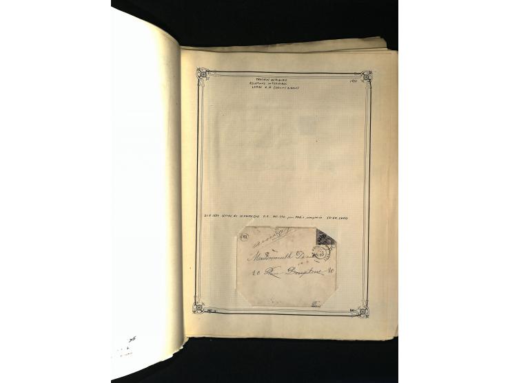 1816/1950(ca.), sehr interessante Sammlung mit hunderten von Briefen ab etwas Ceres, dabei teilweise bessere Frankaturen, Son