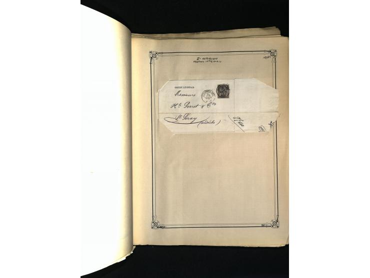 1816/1950(ca.), sehr interessante Sammlung mit hunderten von Briefen ab etwas Ceres, dabei teilweise bessere Frankaturen, Son
