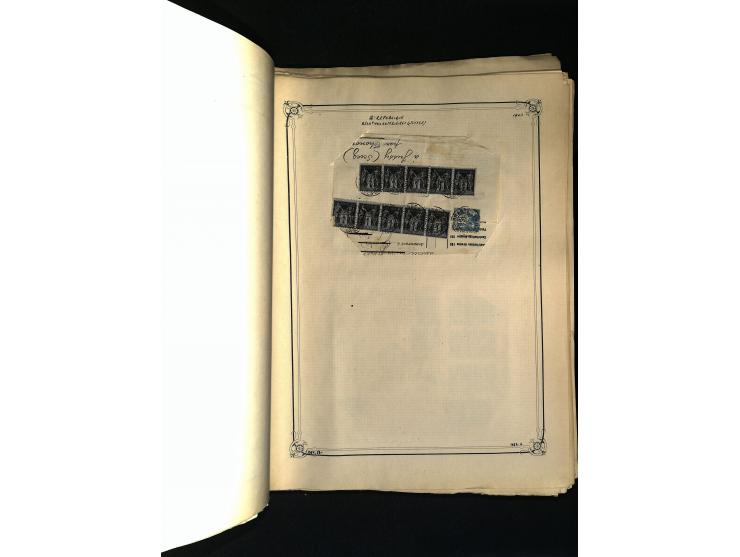 1816/1950(ca.), sehr interessante Sammlung mit hunderten von Briefen ab etwas Ceres, dabei teilweise bessere Frankaturen, Son