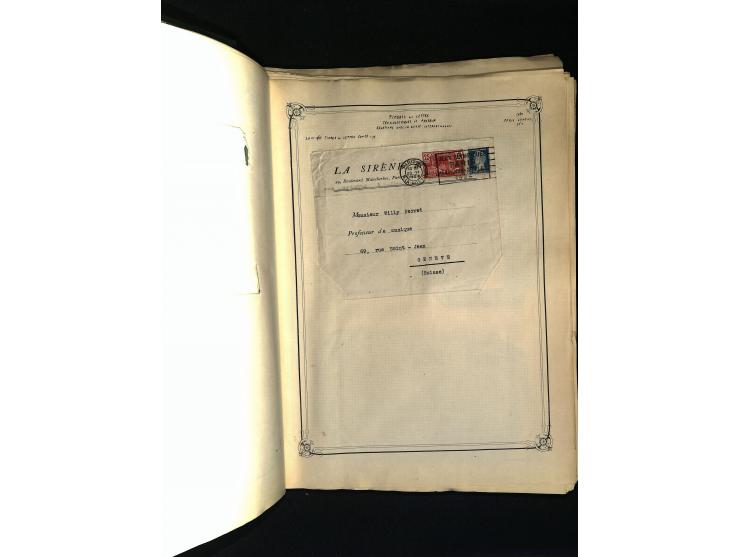 1816/1950(ca.), sehr interessante Sammlung mit hunderten von Briefen ab etwas Ceres, dabei teilweise bessere Frankaturen, Son