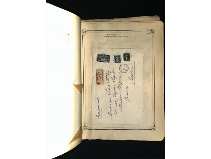 1816/1950(ca.), sehr interessante Sammlung mit hunderten von Briefen ab etwas Ceres, dabei teilweise bessere Frankaturen, Son