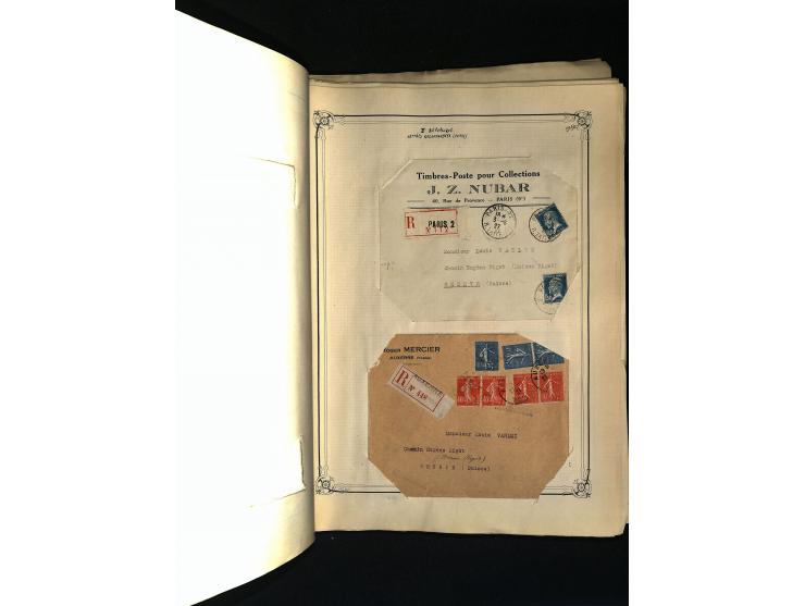 1816/1950(ca.), sehr interessante Sammlung mit hunderten von Briefen ab etwas Ceres, dabei teilweise bessere Frankaturen, Son