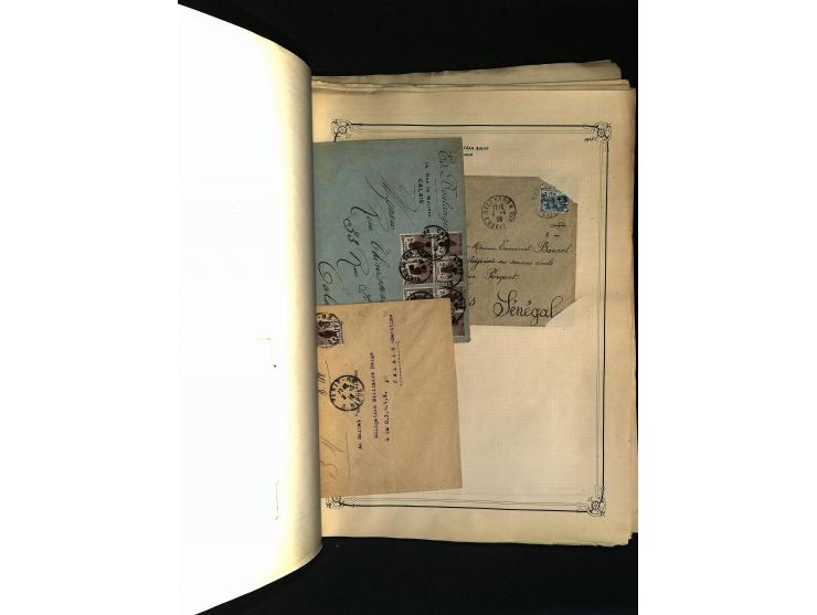 1816/1950(ca.), sehr interessante Sammlung mit hunderten von Briefen ab etwas Ceres, dabei teilweise bessere Frankaturen, Son