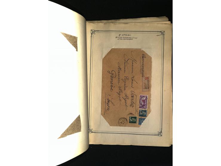 1816/1950(ca.), sehr interessante Sammlung mit hunderten von Briefen ab etwas Ceres, dabei teilweise bessere Frankaturen, Son