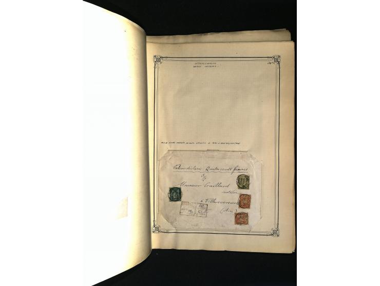 1816/1950(ca.), sehr interessante Sammlung mit hunderten von Briefen ab etwas Ceres, dabei teilweise bessere Frankaturen, Son