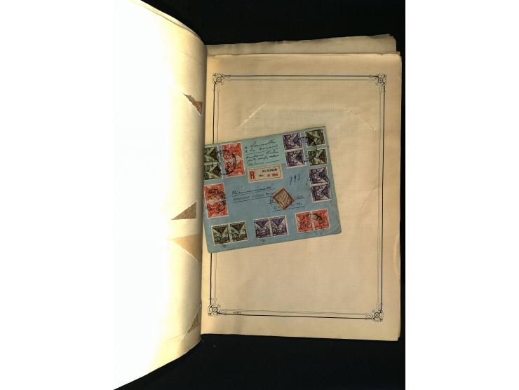 1816/1950(ca.), sehr interessante Sammlung mit hunderten von Briefen ab etwas Ceres, dabei teilweise bessere Frankaturen, Son