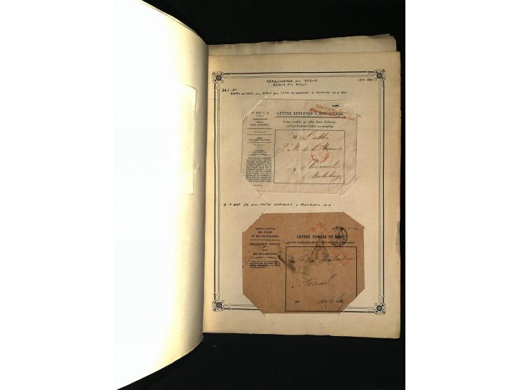 1816/1950(ca.), sehr interessante Sammlung mit hunderten von Briefen ab etwas Ceres, dabei teilweise bessere Frankaturen, Son