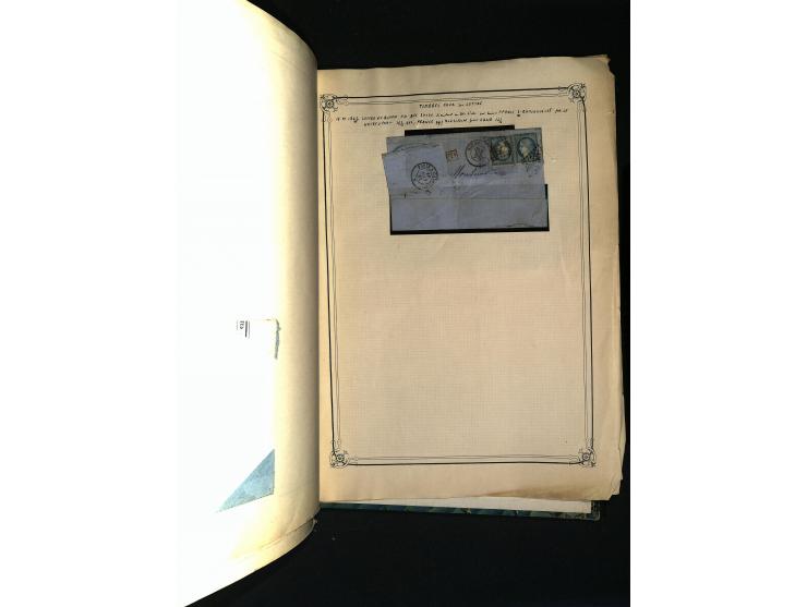 1816/1950(ca.), sehr interessante Sammlung mit hunderten von Briefen ab etwas Ceres, dabei teilweise bessere Frankaturen, Son