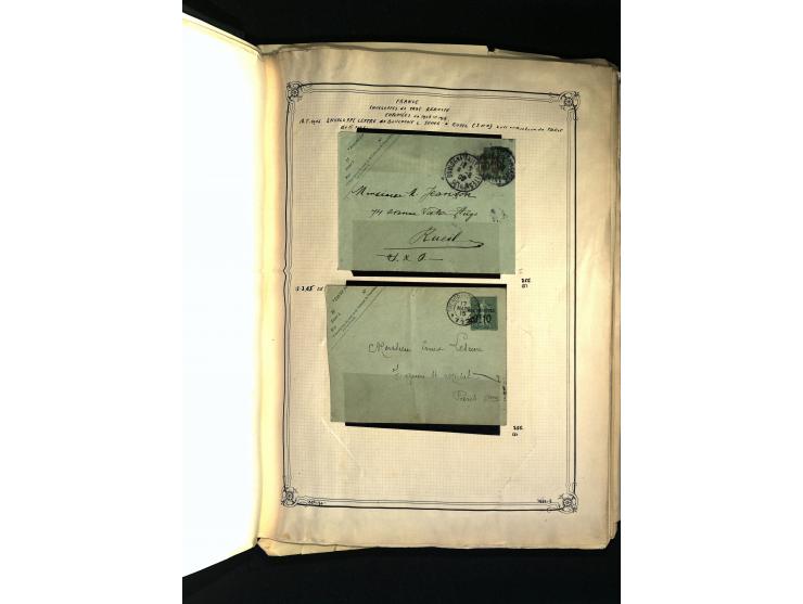 1816/1950(ca.), sehr interessante Sammlung mit hunderten von Briefen ab etwas Ceres, dabei teilweise bessere Frankaturen, Son