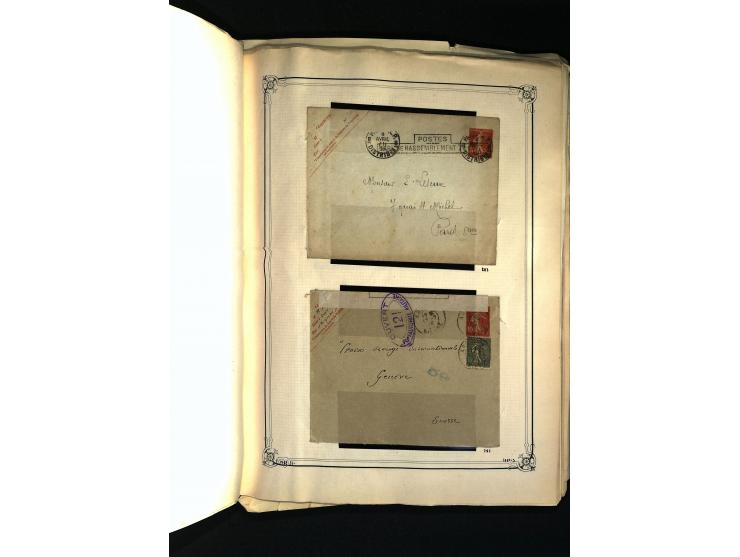 1816/1950(ca.), sehr interessante Sammlung mit hunderten von Briefen ab etwas Ceres, dabei teilweise bessere Frankaturen, Son