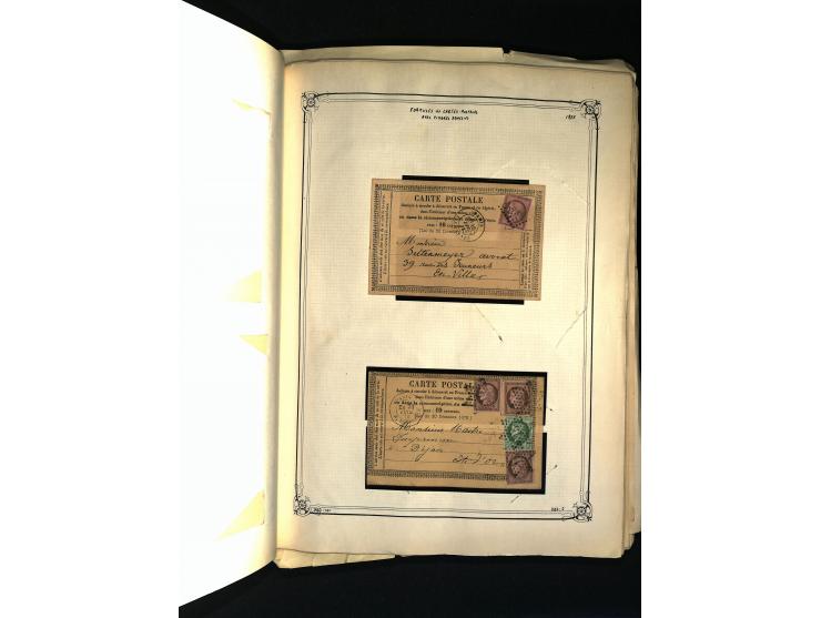 1816/1950(ca.), sehr interessante Sammlung mit hunderten von Briefen ab etwas Ceres, dabei teilweise bessere Frankaturen, Son