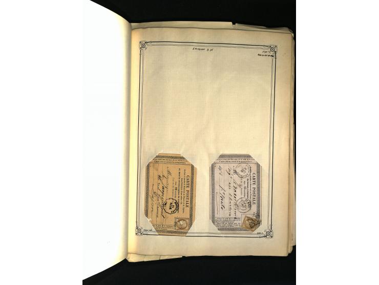 1816/1950(ca.), sehr interessante Sammlung mit hunderten von Briefen ab etwas Ceres, dabei teilweise bessere Frankaturen, Son