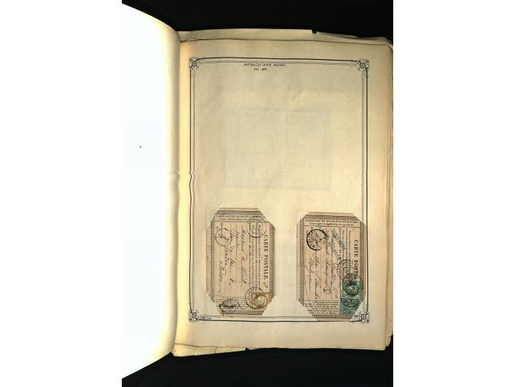 1816/1950(ca.), sehr interessante Sammlung mit hunderten von Briefen ab etwas Ceres, dabei teilweise bessere Frankaturen, Son