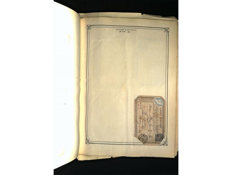 1816/1950(ca.), sehr interessante Sammlung mit hunderten von Briefen ab etwas Ceres, dabei teilweise bessere Frankaturen, Son