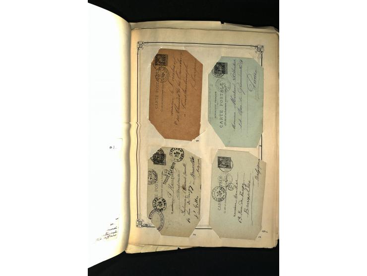 1816/1950(ca.), sehr interessante Sammlung mit hunderten von Briefen ab etwas Ceres, dabei teilweise bessere Frankaturen, Son