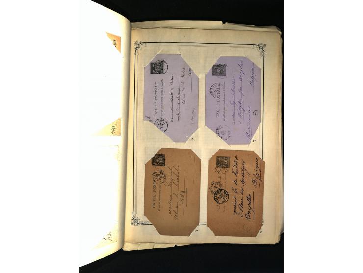 1816/1950(ca.), sehr interessante Sammlung mit hunderten von Briefen ab etwas Ceres, dabei teilweise bessere Frankaturen, Son