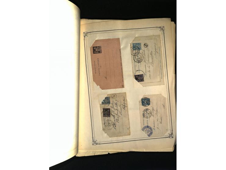 1816/1950(ca.), sehr interessante Sammlung mit hunderten von Briefen ab etwas Ceres, dabei teilweise bessere Frankaturen, Son