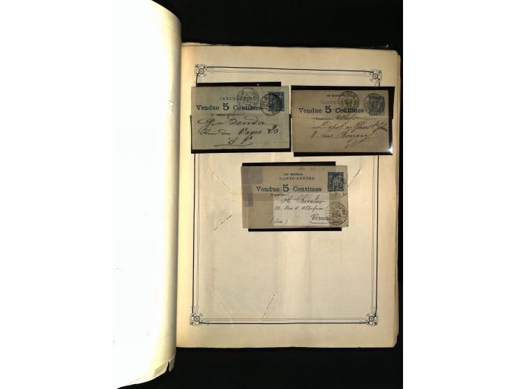 1816/1950(ca.), sehr interessante Sammlung mit hunderten von Briefen ab etwas Ceres, dabei teilweise bessere Frankaturen, Son