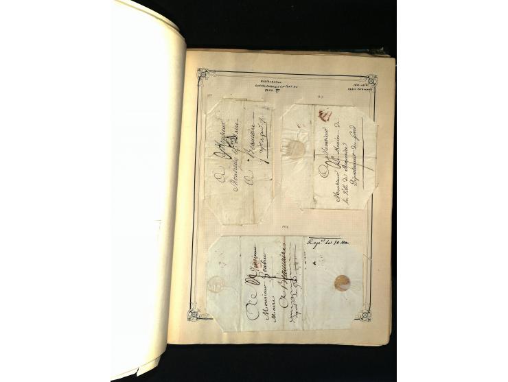 1816/1950(ca.), sehr interessante Sammlung mit hunderten von Briefen ab etwas Ceres, dabei teilweise bessere Frankaturen, Son