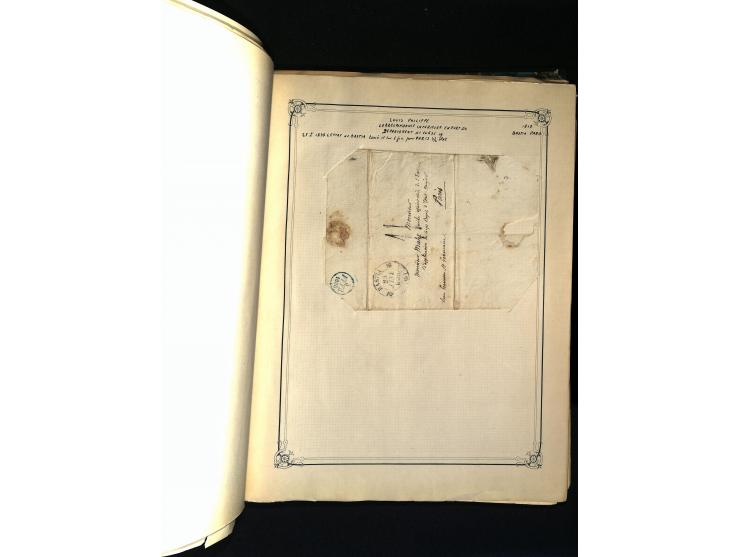 1816/1950(ca.), sehr interessante Sammlung mit hunderten von Briefen ab etwas Ceres, dabei teilweise bessere Frankaturen, Son