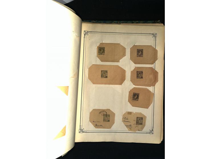1816/1950(ca.), sehr interessante Sammlung mit hunderten von Briefen ab etwas Ceres, dabei teilweise bessere Frankaturen, Son