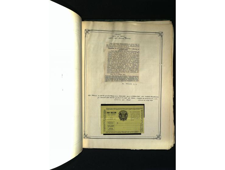 1816/1950(ca.), sehr interessante Sammlung mit hunderten von Briefen ab etwas Ceres, dabei teilweise bessere Frankaturen, Son